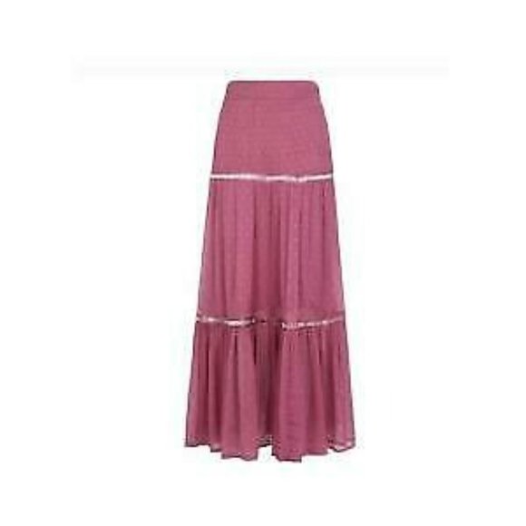 Free People Womens Skirt  Light Purple Boho NWT - Picture 4 of 9